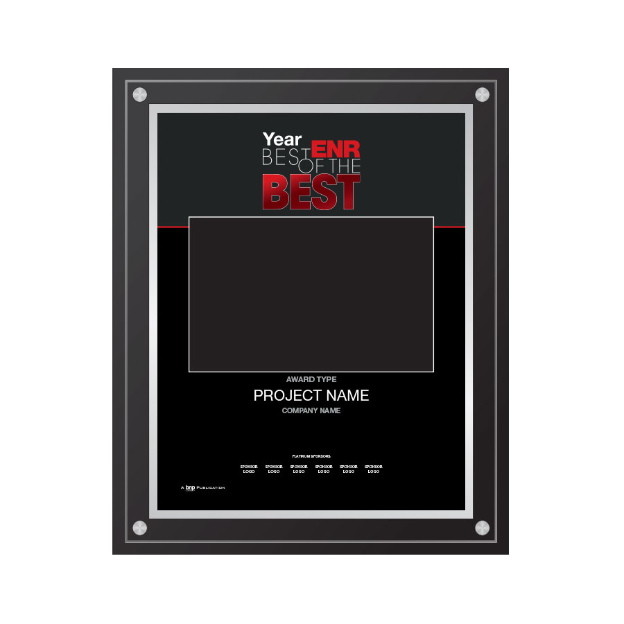 ENR Best of the Best Acrylic Wall Award