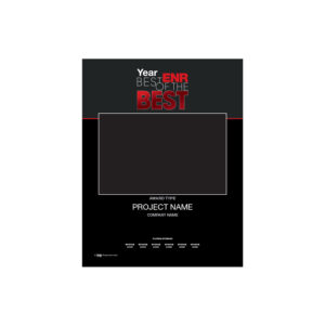 ENR Best of the Best Print Certificate
