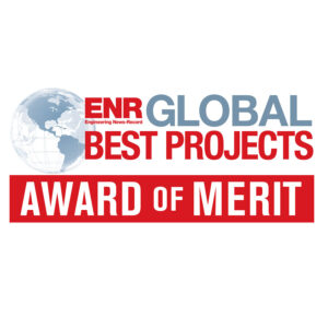 ENR Global Best Projects Award of Merit Logo