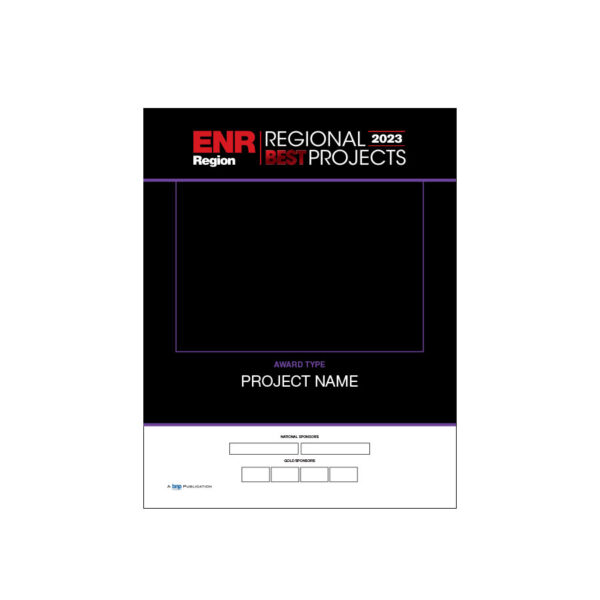 ENR Regional Best Projects Certificate